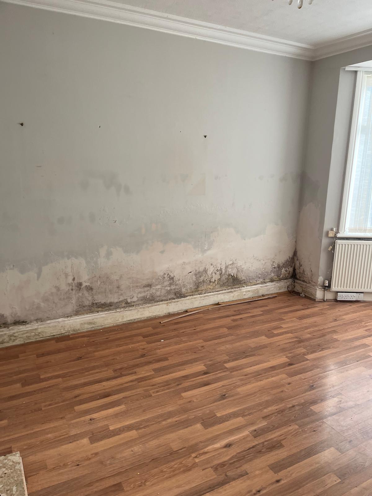 A tired property taken on for refurbishment with a landlord