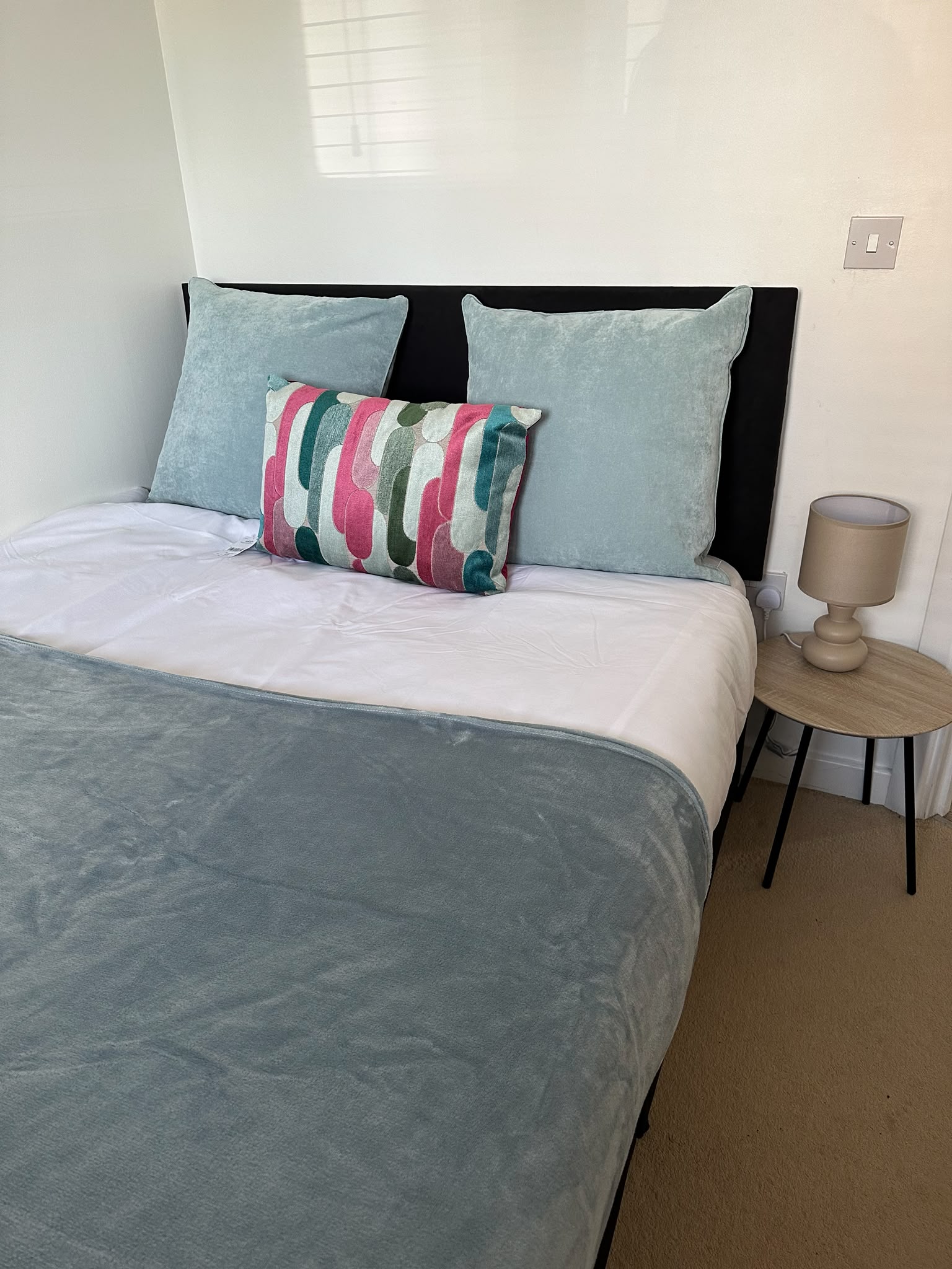 A finished, let-ready room after refurbishment